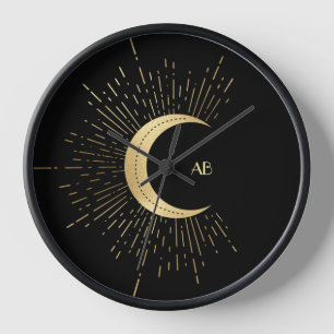 Reloj Crea tu propio tarot dorado para la luna