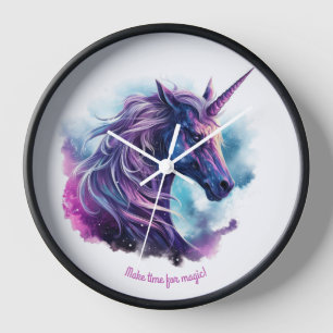 Reloj Crea tu propio unicornio púrpura mítico
