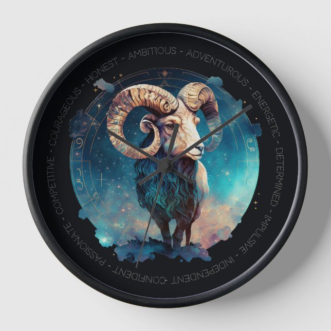 Reloj Crear su propio Aries Zodiac Celestial (Anverso)