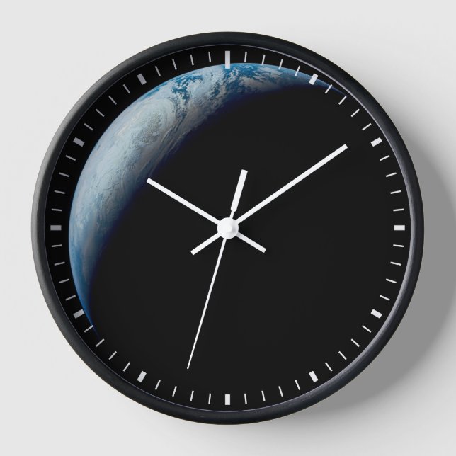Reloj Creciente Tierra Tomada De La Misión Apolo 4. 2 (Anverso)
