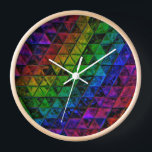 Reloj Cristal de orgullo<br><div class="desc">Gracias por revisar mi diseño. Sigue mi arte en Instagram @MRNStudios o ko-fi.com/MRNStudios</div>