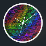 Reloj Cristal de orgullo<br><div class="desc">Gracias por revisar mi diseño. Sigue mi arte en Instagram @MRNStudios o ko-fi.com/MRNStudios</div>