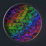 Reloj Cristal de orgullo<br><div class="desc">Gracias por revisar mi diseño. Sigue mi arte en Instagram @MRNStudios o ko-fi.com/MRNStudios</div>