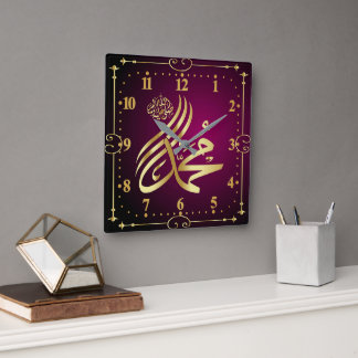 Reloj Cuadrado ح・・Wall Clock