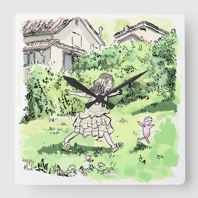 RELOJ CUADRADO さいいむじ (Anverso)