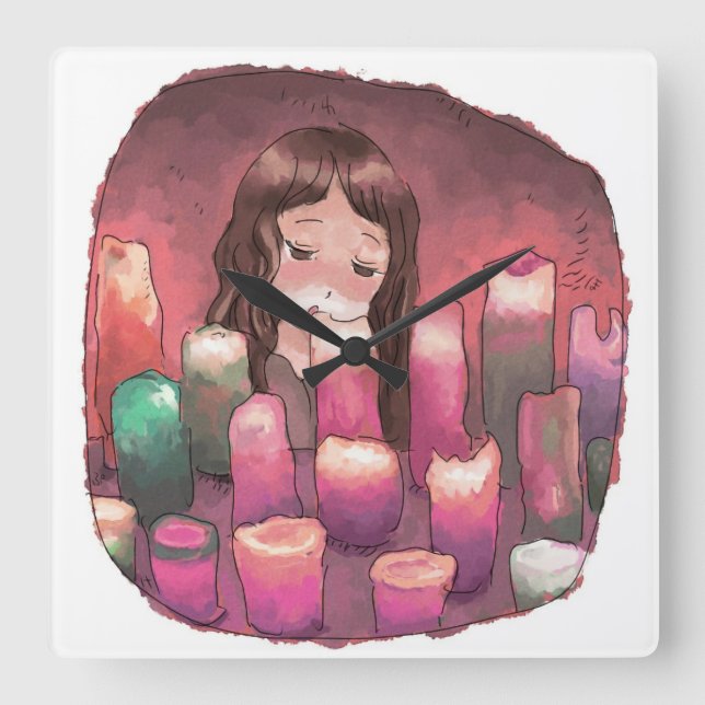 RELOJ CUADRADO さ く に な じ (Anverso)