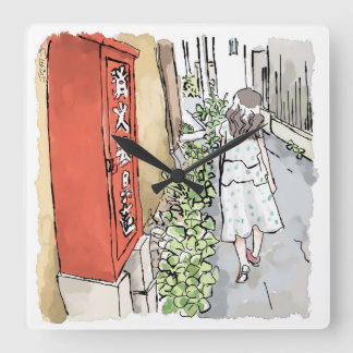 RELOJ CUADRADO さ れ や む じ