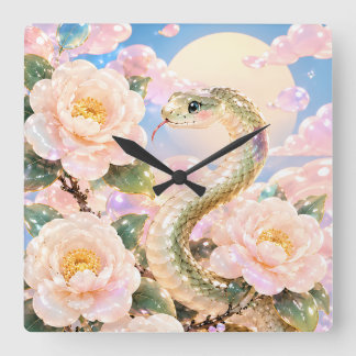 RELOJ CUADRADO アクリル壁時計