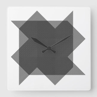 RELOJ CUADRADO モアレ現象でアート作品 030
