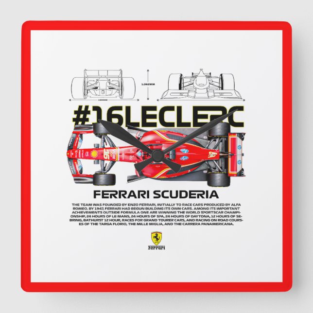 Reloj Cuadrado 16 leclerc (Anverso)