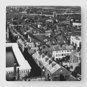 Reloj Cuadrado 1859:  La ciudad de Boston, Massachusetts