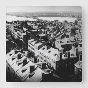 Reloj Cuadrado 1859: The city of Boston, Massachusetts