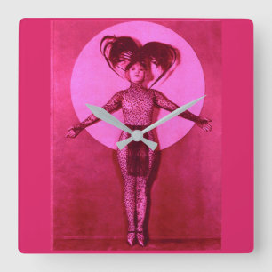 Reloj Cuadrado 1922 oddball movie star get-up - pink