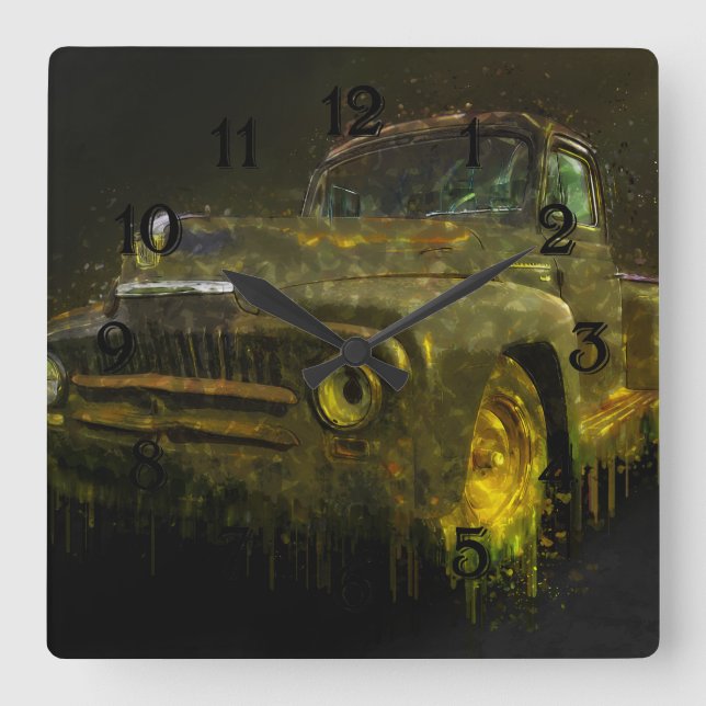 Reloj Cuadrado 1951 International Pickup (Anverso)