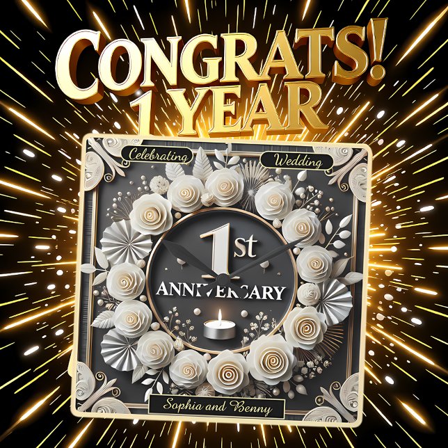 Reloj Cuadrado 1.ᵉʳ hito especial (Subido por el creador)