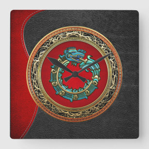 Reloj Cuadrado [200] Serpent God Quetzalcoatl [Jade]
