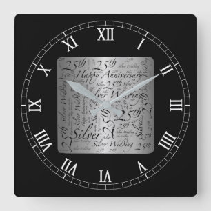 Reloj Cuadrado 25.º aniversario