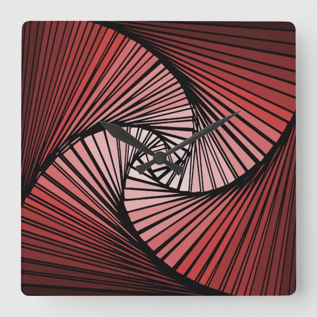 RELOJ CUADRADO 3次元　スパイラル　時計 (Anverso)