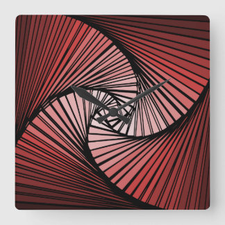 RELOJ CUADRADO 3次元 スパイラル 時計