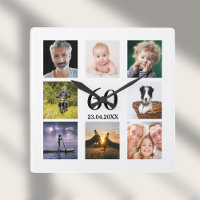 60.º collage de fotos de cumpleaños