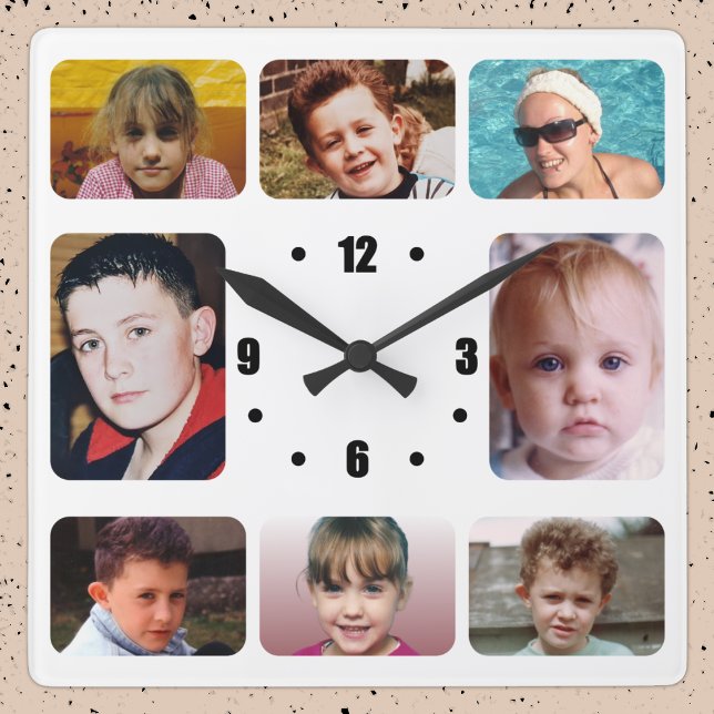 Reloj Cuadrado 8 photo black white (Subido por el creador)