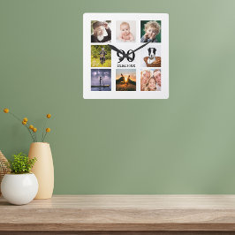 Reloj Cuadrado 90.º collage de fotos