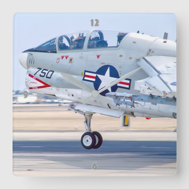 RELOJ CUADRADO A-7 CORSAIR II (Anverso)
