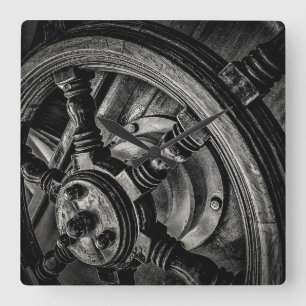 Reloj Cuadrado A Boat'S Helm