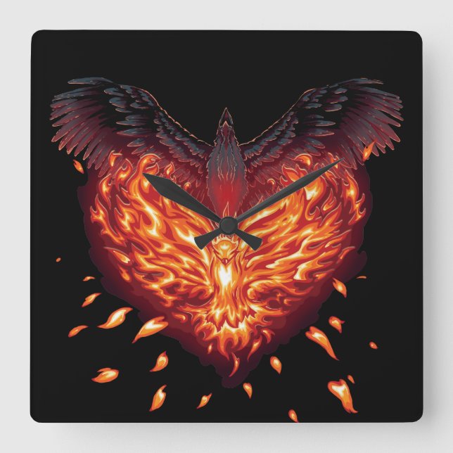 Reloj Cuadrado A Heart Reborn (Anverso)