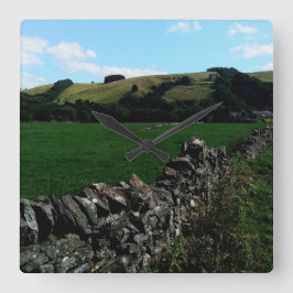 Reloj Cuadrado A lo largo de la pared