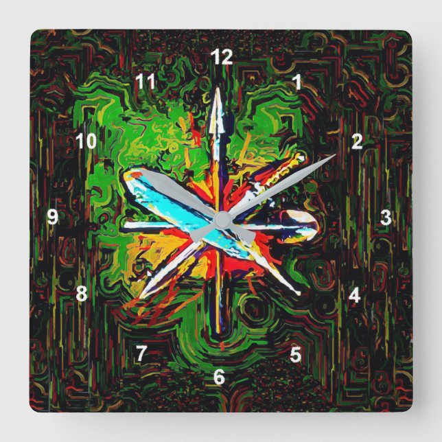 Reloj Cuadrado A.R.F  ՀՅԴ  Acrylic Wall Clock (Anverso)