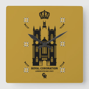 Reloj Cuadrado Abadía Westminster de Royal Coronation