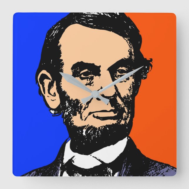 RELOJ CUADRADO ABE LINCOLN (2) (Anverso)