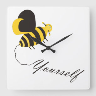 Reloj Cuadrado Abeja