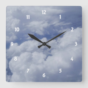 Reloj Cuadrado Above The Clouds Clock
