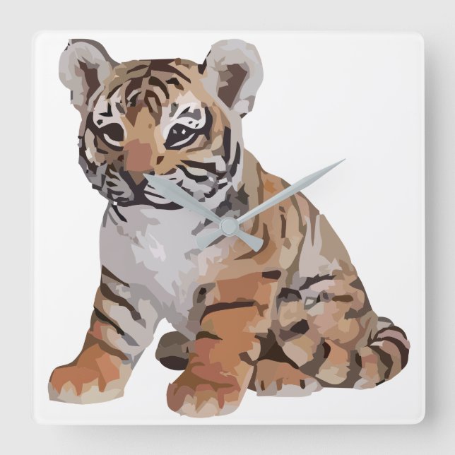 Reloj Cuadrado Acrylic Wall Clock (Anverso)