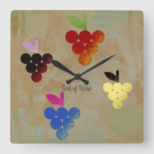 Reloj Cuadrado Adonis Dios del Vino