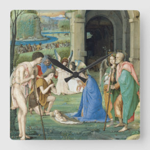 Reloj Cuadrado Adoración de los pastores, circa 1500