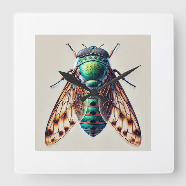 Reloj Cuadrado Aegocidnexocentrus 010824IREF205 - Watercolor (Anverso)