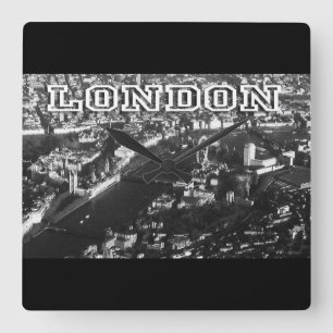 Reloj Cuadrado Aerial view of London