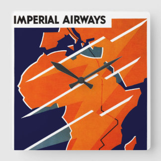 Reloj Cuadrado Aerolíneas Imperiales de África