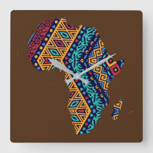 Reloj Cuadrado África