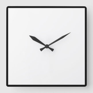 Reloj Cuadrado Agregar su imagen y/o mensaje