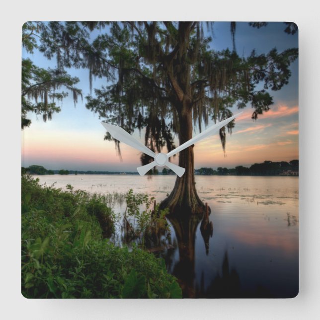 Reloj Cuadrado Agua | Kraft Azalea Park Maitland Florida (Anverso)