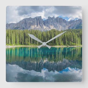 Reloj Cuadrado Agua   Sierra de Latemar