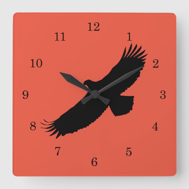 Reloj Cuadrado Águila - (Anverso)