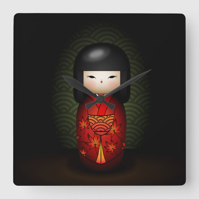 Reloj Cuadrado Akiko (Anverso)