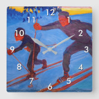 Akseli Gallen-Kallela - Esquiadores