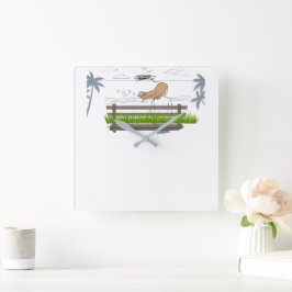 Reloj Cuadrado Al aire libre