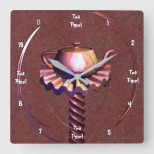 Reloj Cuadrado Al reflexionar